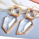 Clear And Pure Resin Elegant Drop Earrings - The Trendy Accessories Store