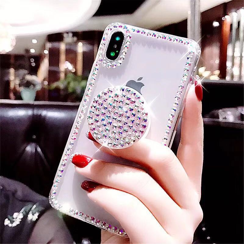 Sparkly Crystal Clear and Soft iphone Case - The Trendy Accessories Store