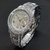 Waterproof Luxury Diamond Quartz Wristwatch  For Men
