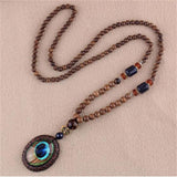 Handmade Vintage Beads Pendant & Necklace - The Trendy Accessories Store