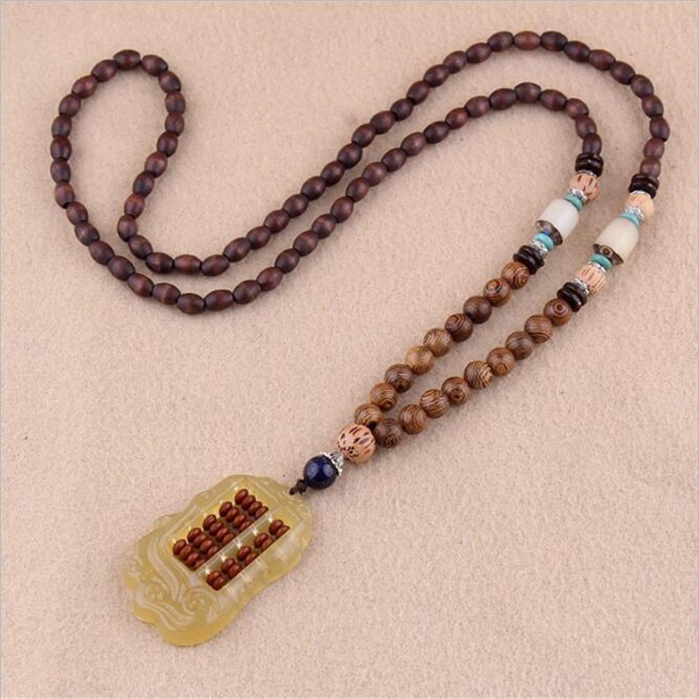 Handmade Vintage Beads Pendant & Necklace - The Trendy Accessories Store
