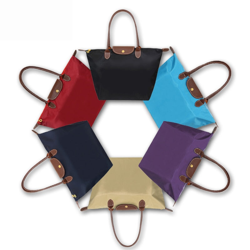 Nylon Tote Fashion Handbag - The Trendy Accessories Store