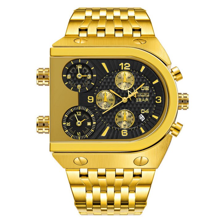 Luxury Golden Quartz Men's Watches