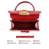 The Fashionista Luxury  Leather Crossbody Handbag