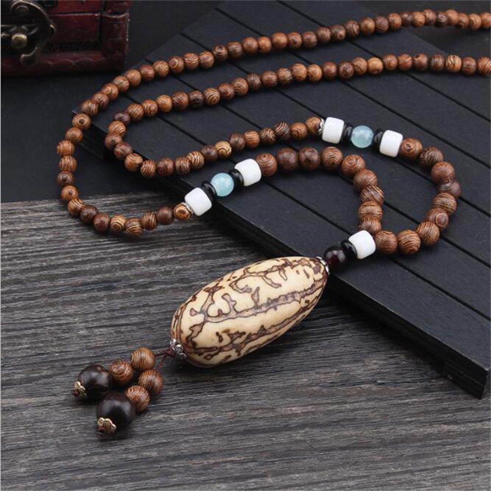 Handmade Vintage Beads Pendant & Necklace - The Trendy Accessories Store