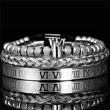 Luxury Adjustable Kingdom Crown Inspired Vintage Bracelet sets