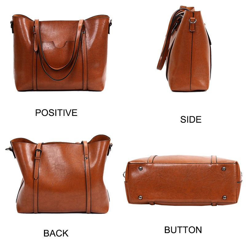 Stylish Luxury Leather Crossbody Handbag