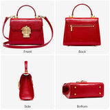 The Fashionista Luxury  Leather Crossbody Handbag