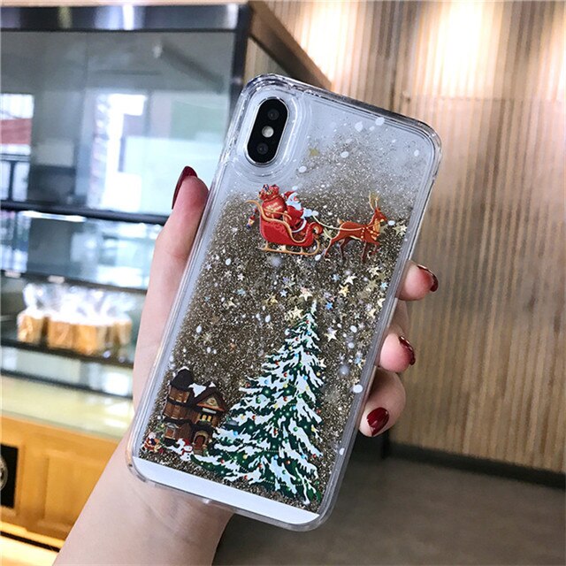 3D Quicksand Liquid Phone Case - The Trendy Accessories Store