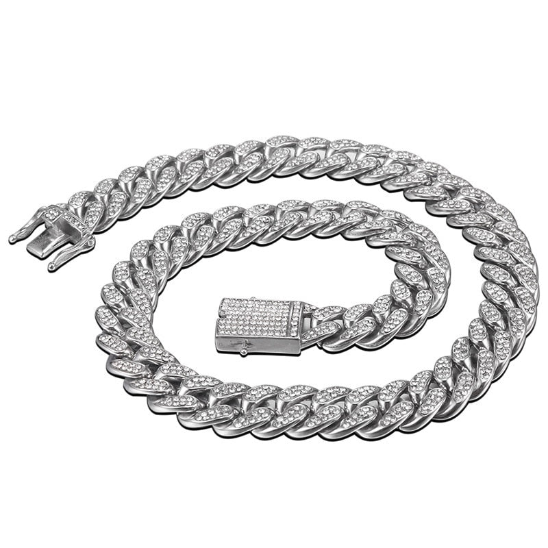 Trendy Stainless Steel Chain Chokers For Men