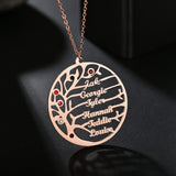 Stainless Steel Names Personalized Necklace