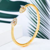 Trendy & Beautiful Diva Bangle Bracelet With Crystal