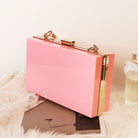 Trendy Transparent Handbag With Gold Plated Luxury Chain - The Trendy Accessories Store