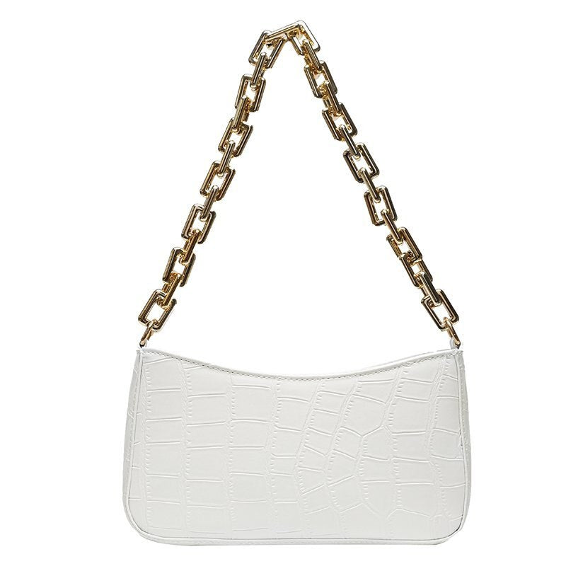 PU Chilo Leather  Chain Shoulder Bag For Women