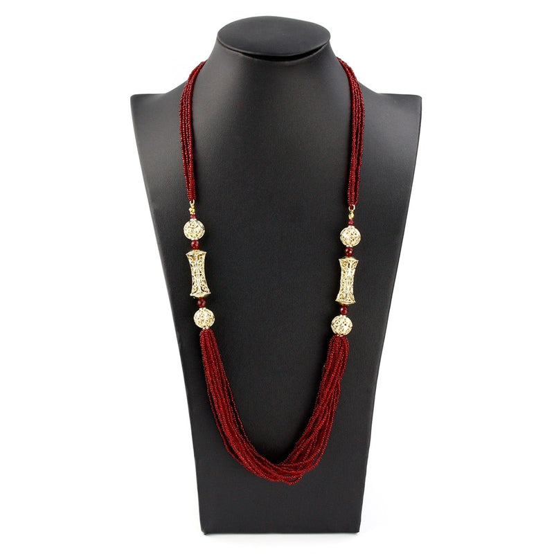 Handmade Beads Long Choker Necklace For Women