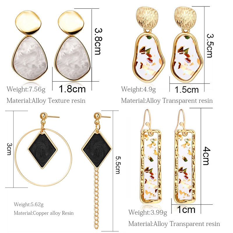 LOVR Vintage Korean Statement Drop Earrings Vintage - The Trendy Accessories Store