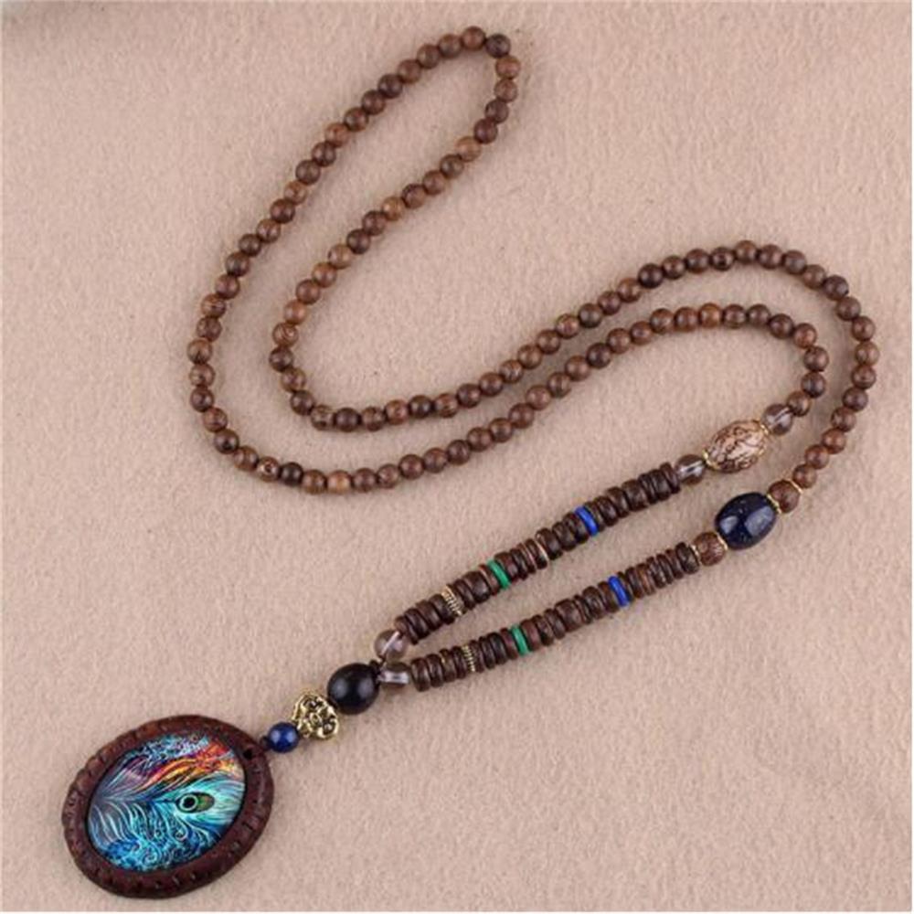 Handmade Vintage Beads Pendant & Necklace - The Trendy Accessories Store