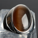 stainless steel Vintage Bohemia Gold Plated Oval Ring - The Trendy Accessories Store