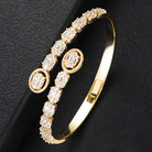 GODKI Trendy Luxury Stackable Bangle Cuff Crystal Bracelet - The Trendy Accessories Store