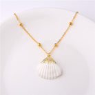 Classic Gold Plated Shell Necklaces and Pendants - The Trendy Accessories Store