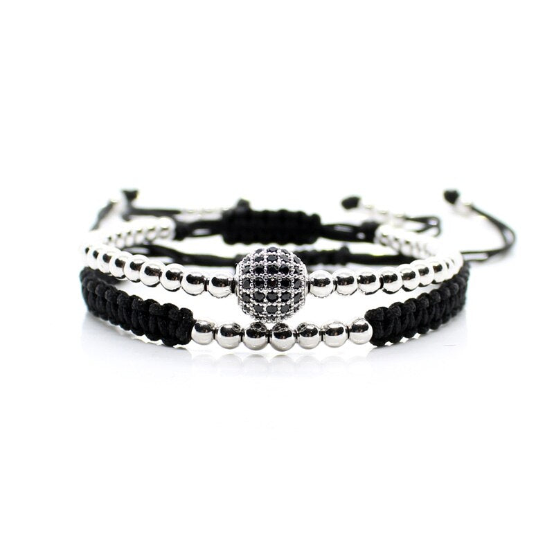 Bileklik Gold Couple Bracelet Set Beads For Men and Women - The Trendy Accessories Store
