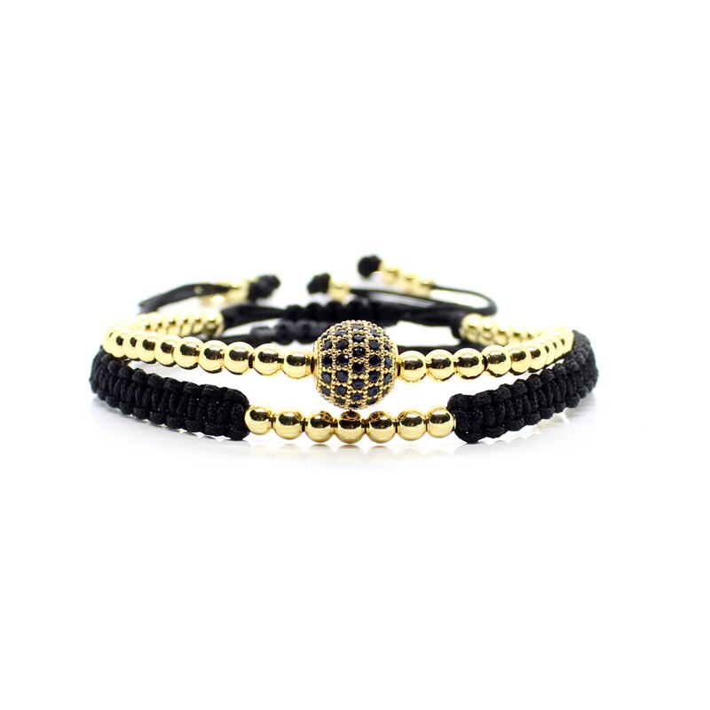 Bileklik Gold Couple Bracelet Set Beads For Men and Women - The Trendy Accessories Store