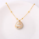 Classic Gold Plated Shell Necklaces and Pendants - The Trendy Accessories Store