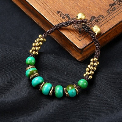 Handmade Vintage Braided Nepal Bracelet - The Trendy Accessories Store