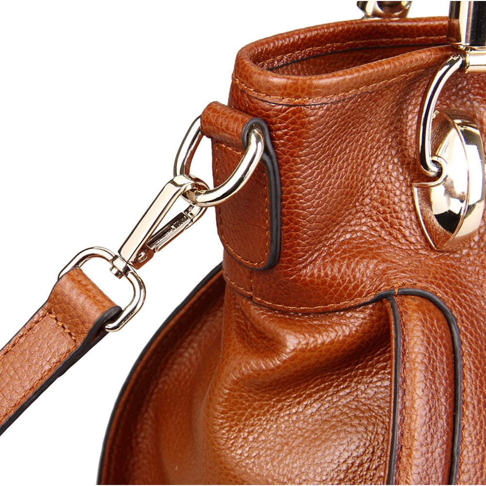 Soft Cow Genuine Leather Women Handbags