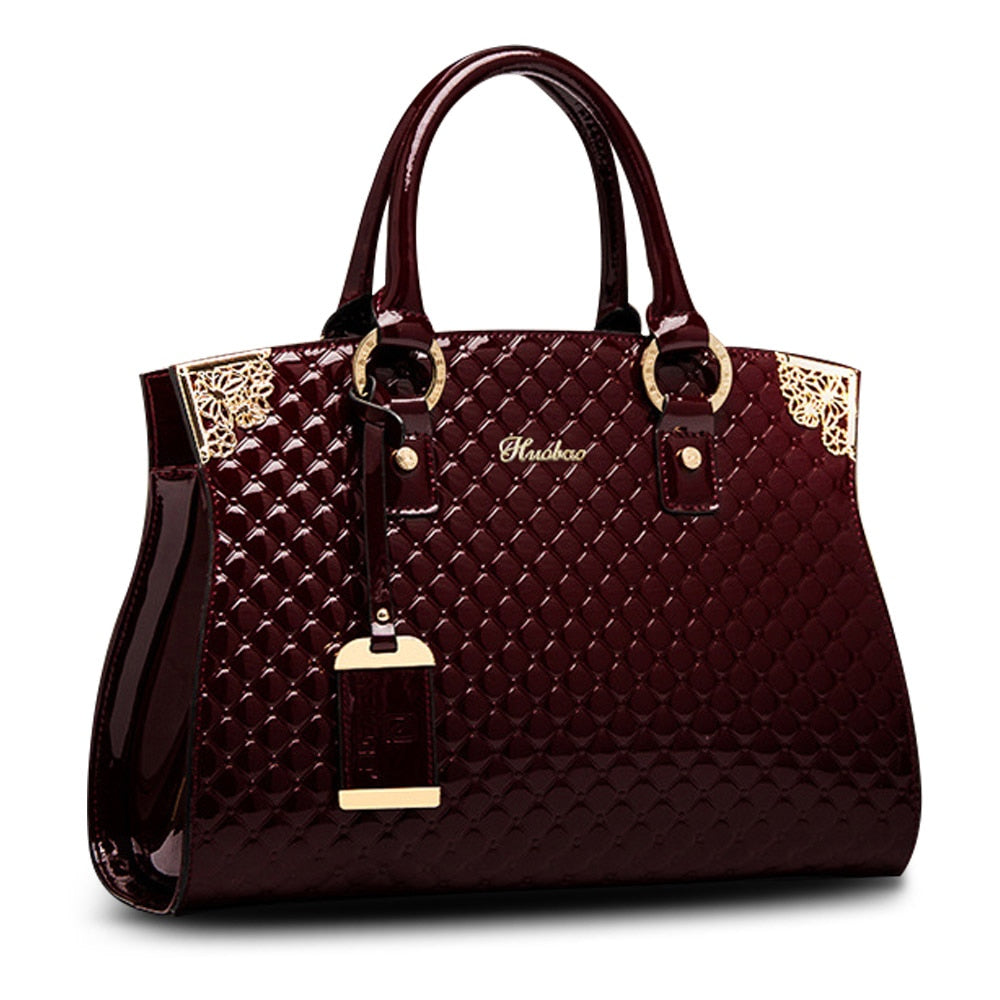 Genuine Leather Luxury Tote Bag - The Trendy Accessories Store