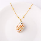 Classic Gold Plated Shell Necklaces and Pendants - The Trendy Accessories Store