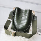 Luxury PU Leather CrocoT Bag For Women