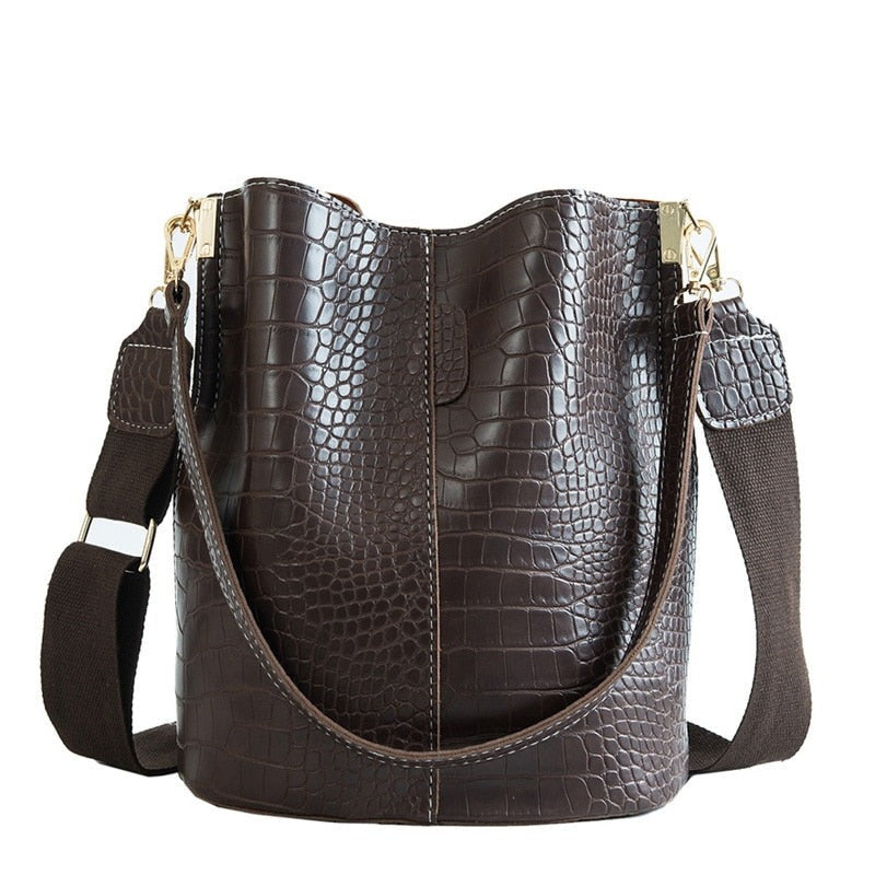 Luxury PU Leather CrocoT Bag For Women
