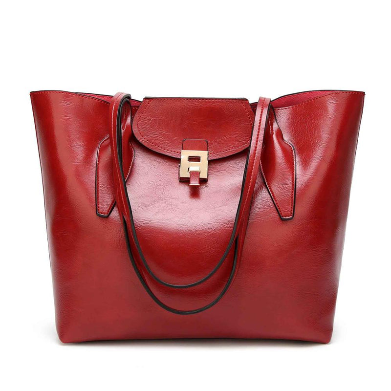High Quality Leather Ladies Tote Bag