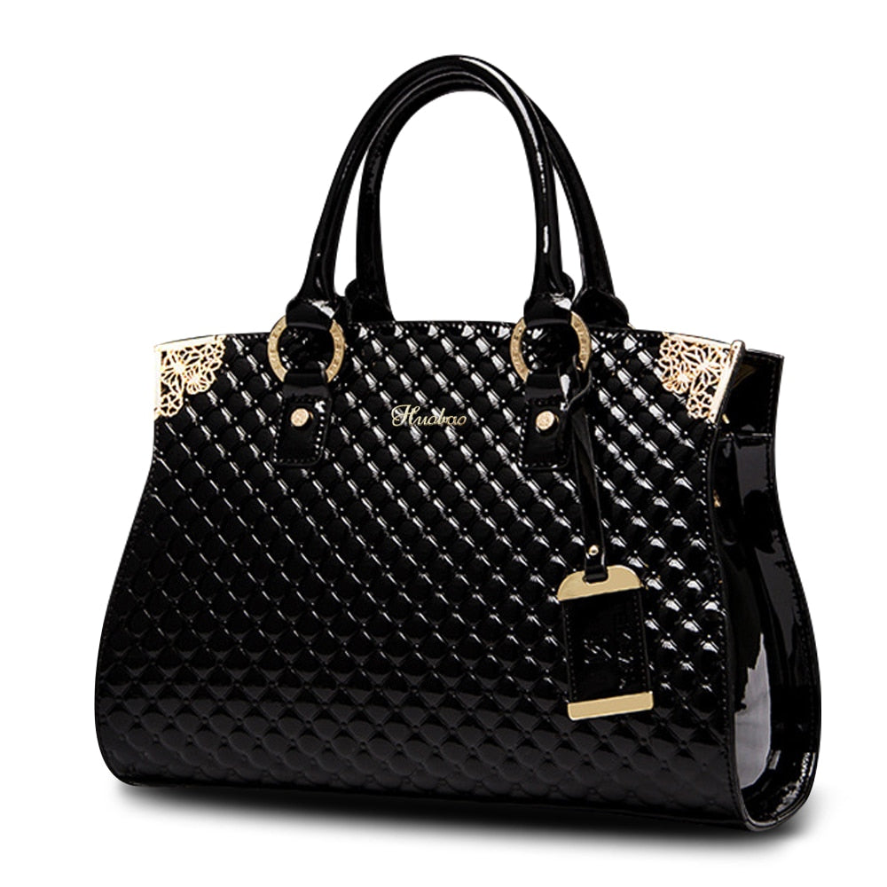 Genuine Leather Luxury Tote Bag - The Trendy Accessories Store