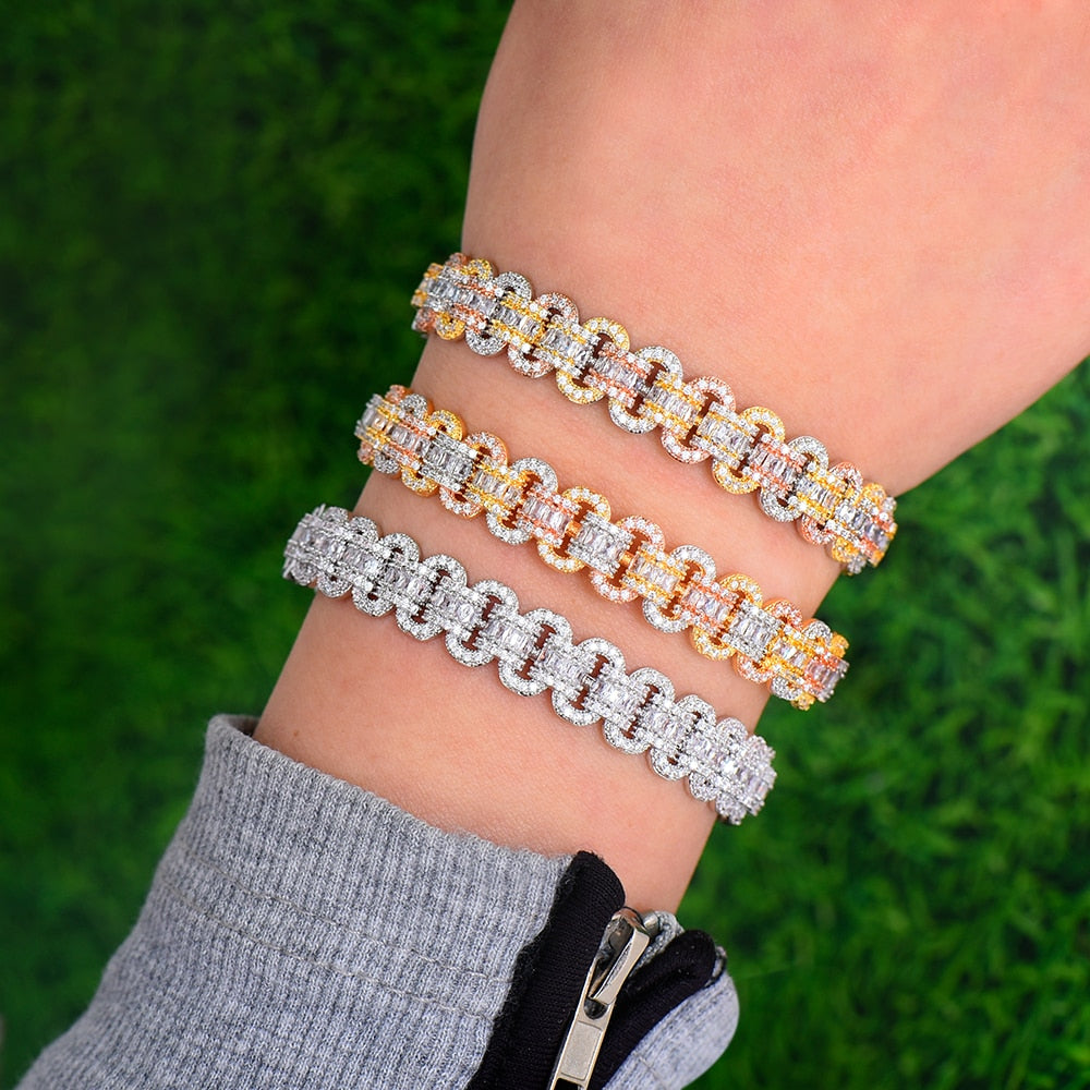 GODKI Trendy Luxury Stackable Bangle Cuff Crystal Bracelet - The Trendy Accessories Store