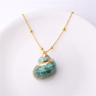 Classic Gold Plated Shell Necklaces and Pendants - The Trendy Accessories Store