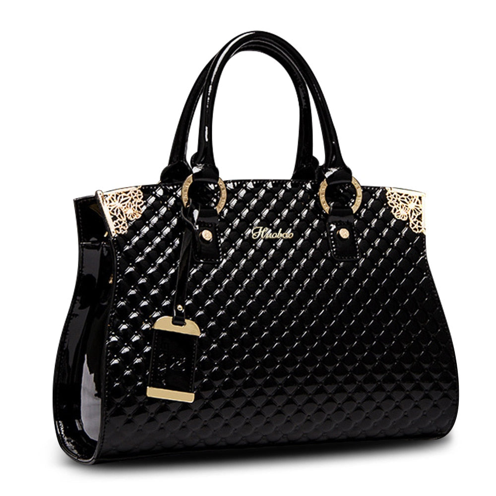 Genuine Leather Luxury Tote Bag - The Trendy Accessories Store