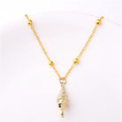Classic Gold Plated Shell Necklaces and Pendants - The Trendy Accessories Store