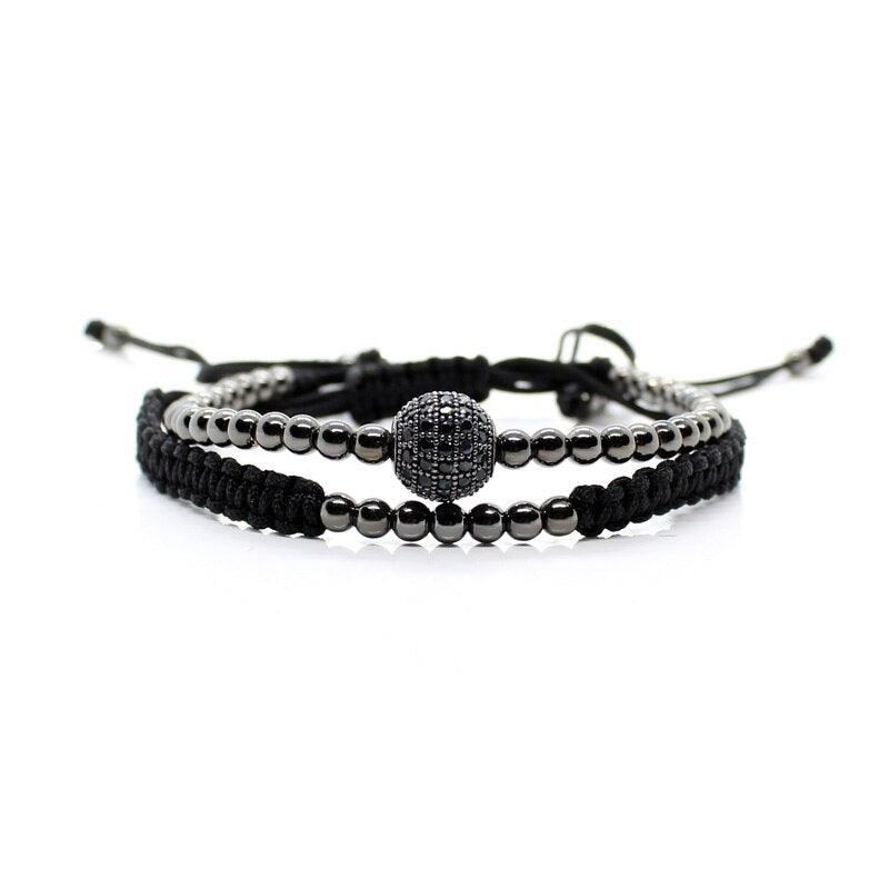 Bileklik Gold Couple Bracelet Set Beads For Men and Women - The Trendy Accessories Store
