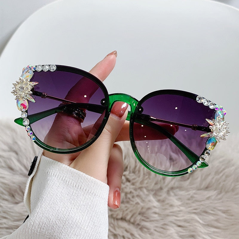 Luxury Fashion Round Sunglasses for Women