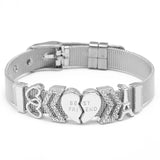 Stainless Steel Charm Lover Bracelet
