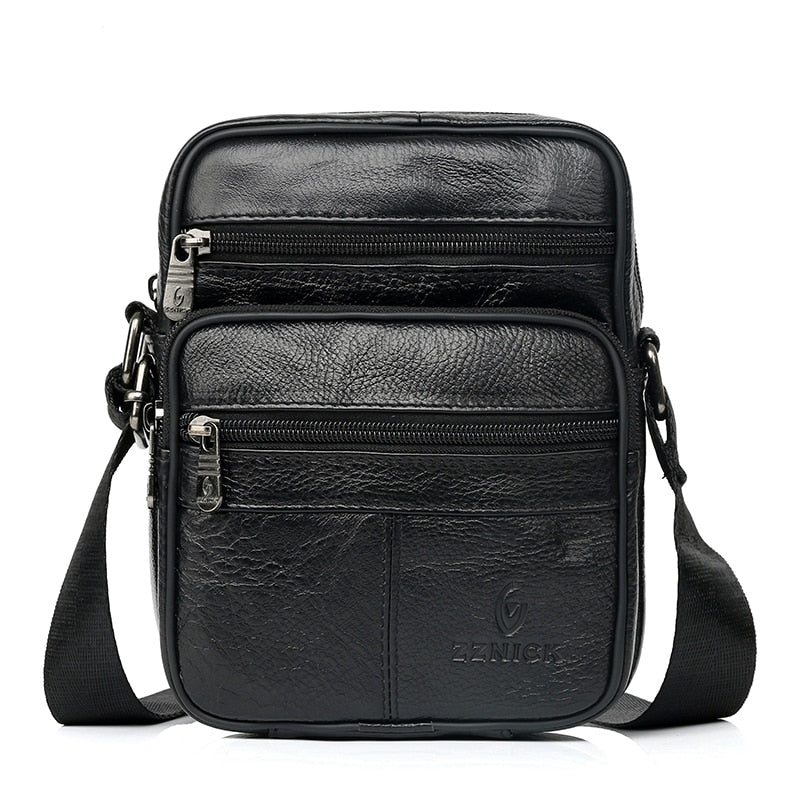 Genuine Leather Crossbody Bag For Men