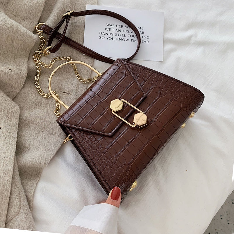 Simplicity Inspired PU Leather Crossbody Handbag