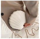 Shell Design Velvet Bag - The Trendy Accessories Store