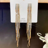 Classic & Exotic Crystal Long Earrings