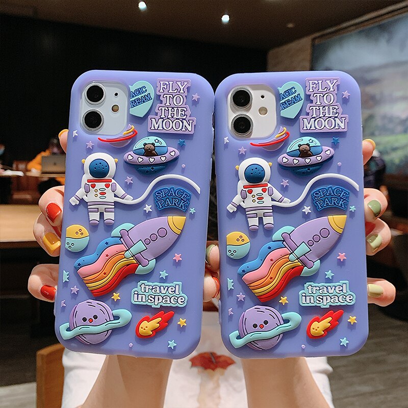 3D Astronaut Inspired Iphone Case - The Trendy Accessories Store