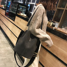luxury bucket Large Capacity PU Leather bag - The Trendy Accessories Store