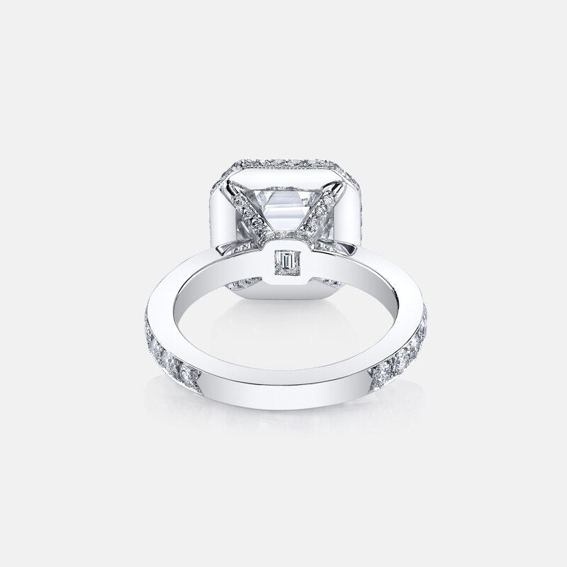 Asscher Cut Austrian Engagement Rings - The Trendy Accessories Store