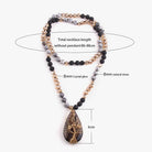 Precious Natural Glass/Stone Crystal Necklace - The Trendy Accessories Store